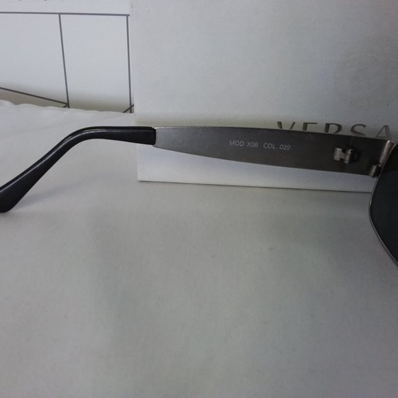 Vintage Versace Gunmetal Silver Sunglasses - Picture 6 of 7